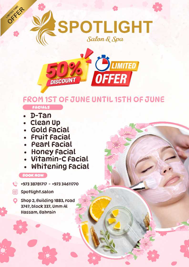 Facial Services June Offer