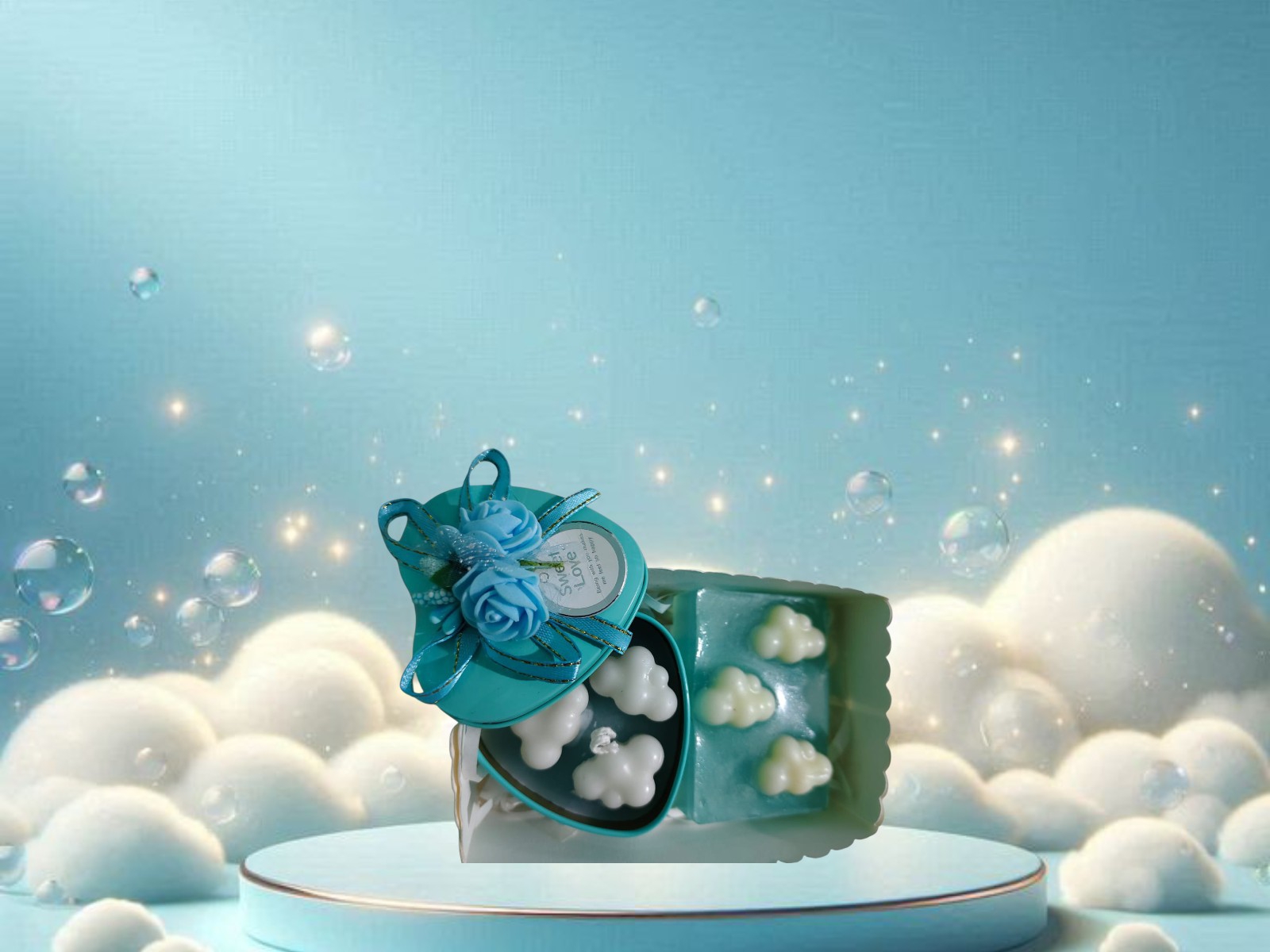 Heaven Drift Soap and candle Gift Box
