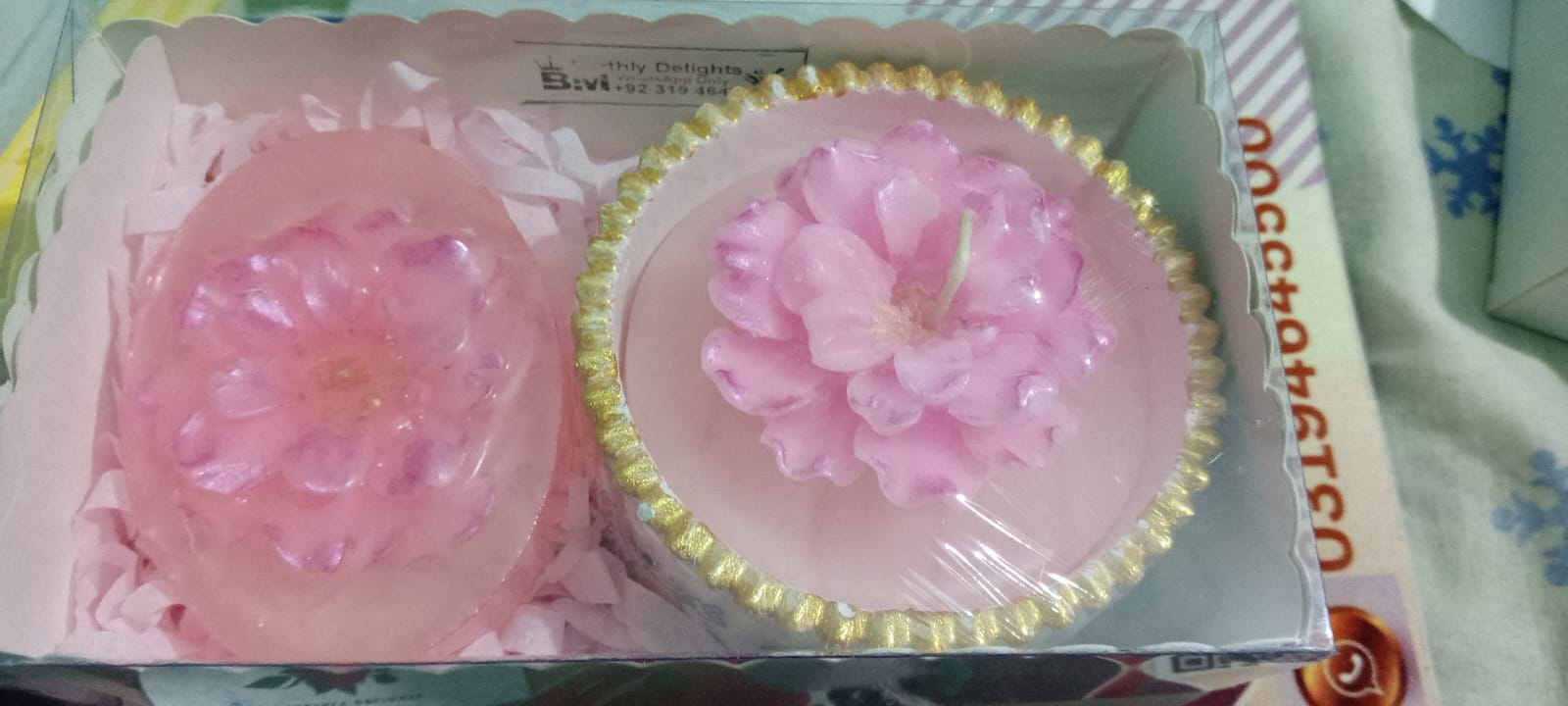 Rose Garden Soap and Candle Gift Box